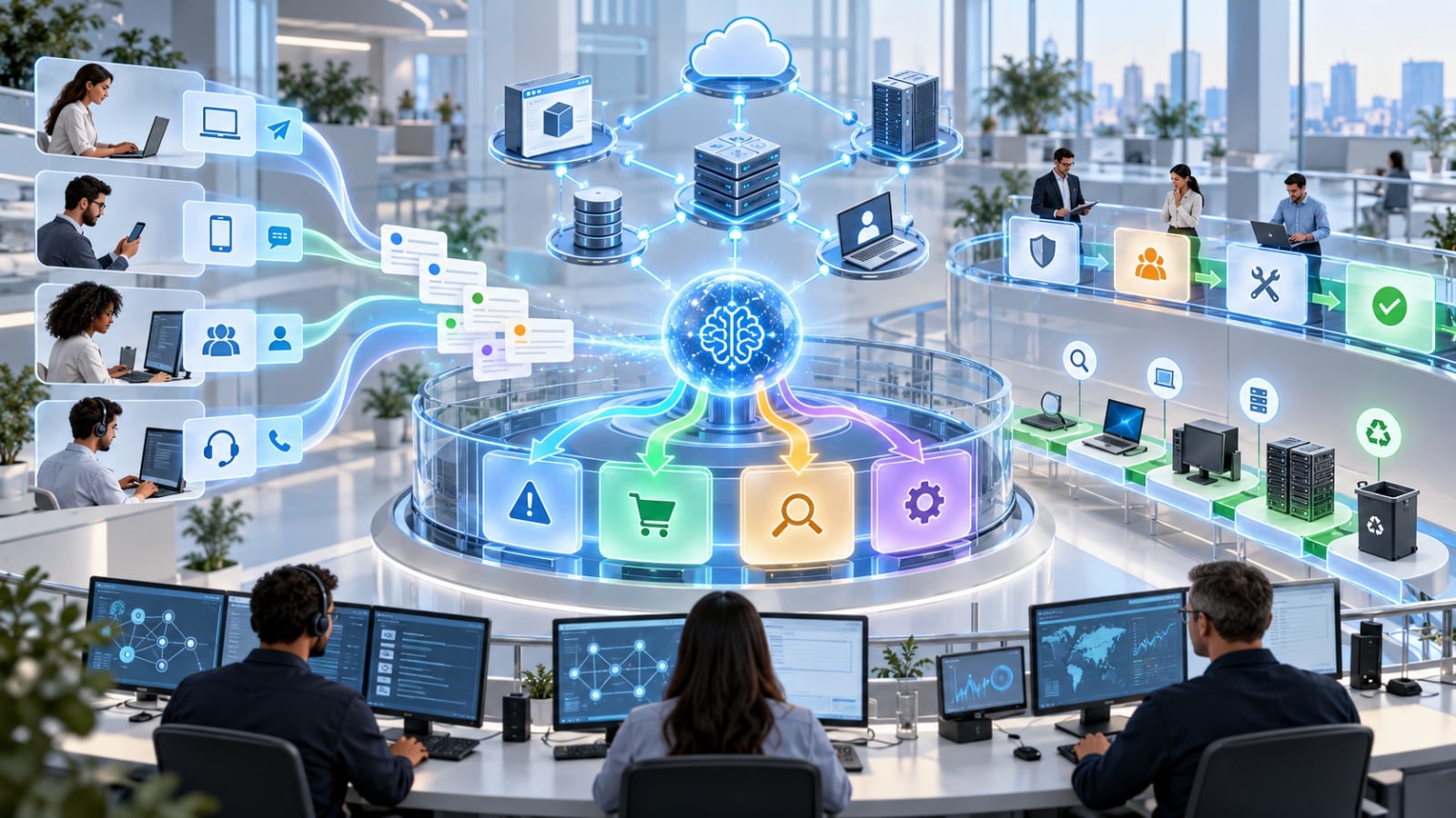 ServiceDesk Plus para ITSM com IA CMDB e gestão de mudanças